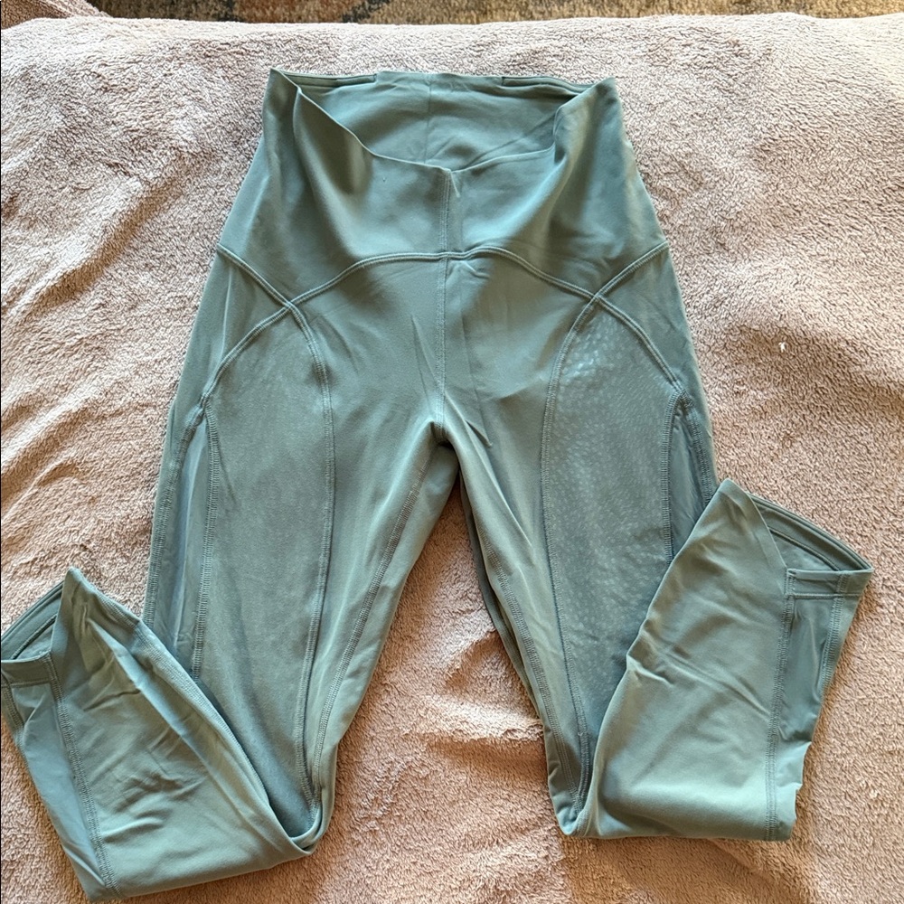 lululemon athletica Teal High-Waisted Leggings
